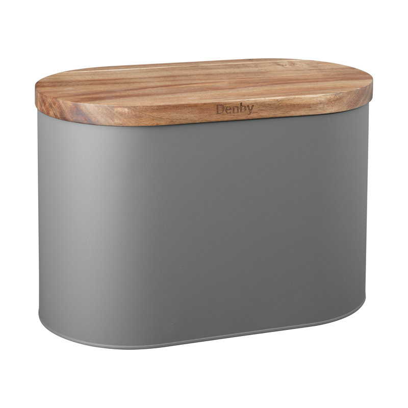Kitchen Accessories Denby Bread Bin, Grey