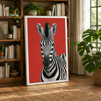 Zebra Bold Modern - Wrapped Canvas