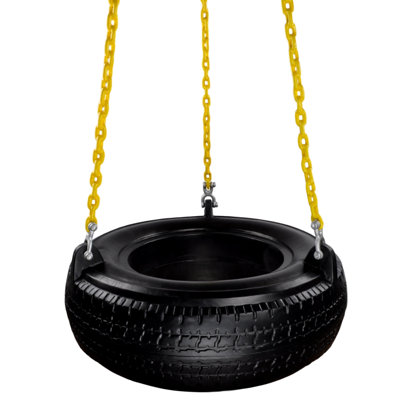 Tire Swing avec chaînes enduites