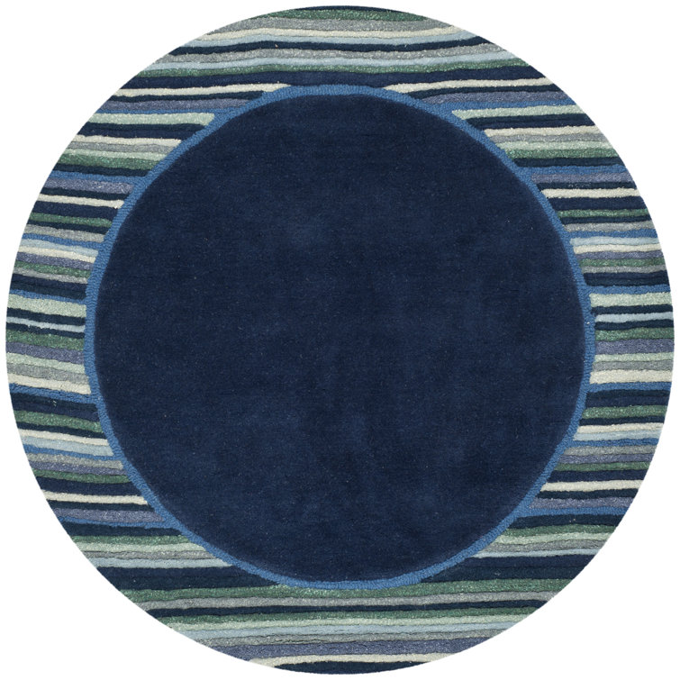 Martha Stewart Hand Tufted Wool/Viscose Solid Colour Rug in Wrought iron