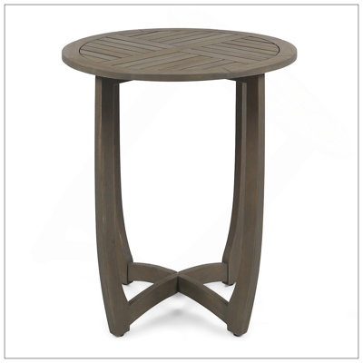 HERMOSA 27.5'' CIRCULAR WOOD TABLE