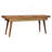 Triple Accent Oak-ish Cane Bench