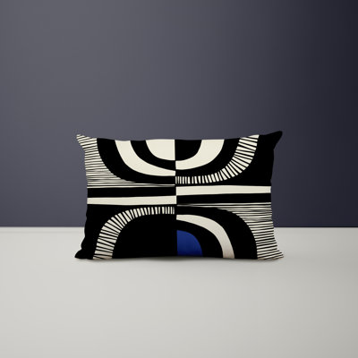 Chamu Polyester/Polyester Blend Lumbar Rectangular Indoor/Outdoor Pillow Cover & Insert