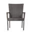 2 pièces de chaises empilables brunes avec design transitionnel, incurvées, 35,25 de hauteur, repas empilable à installation rapide en brun, look, profondeur 25,25, facile à utiliser