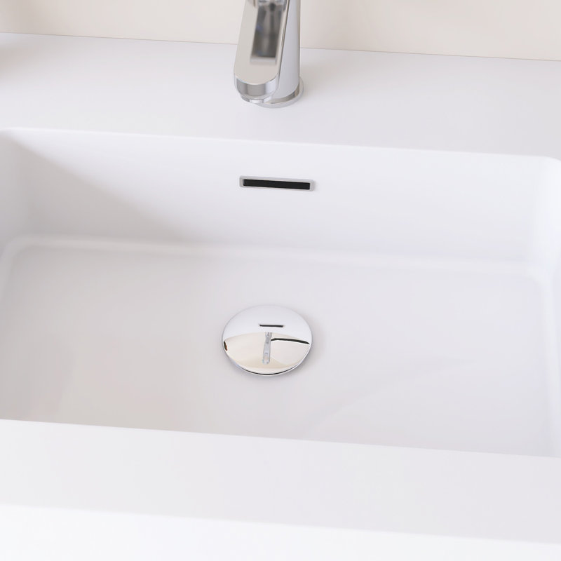 60" Wall-Mounted  Bathroom Vanity With White Solid Surface Basin, 60"