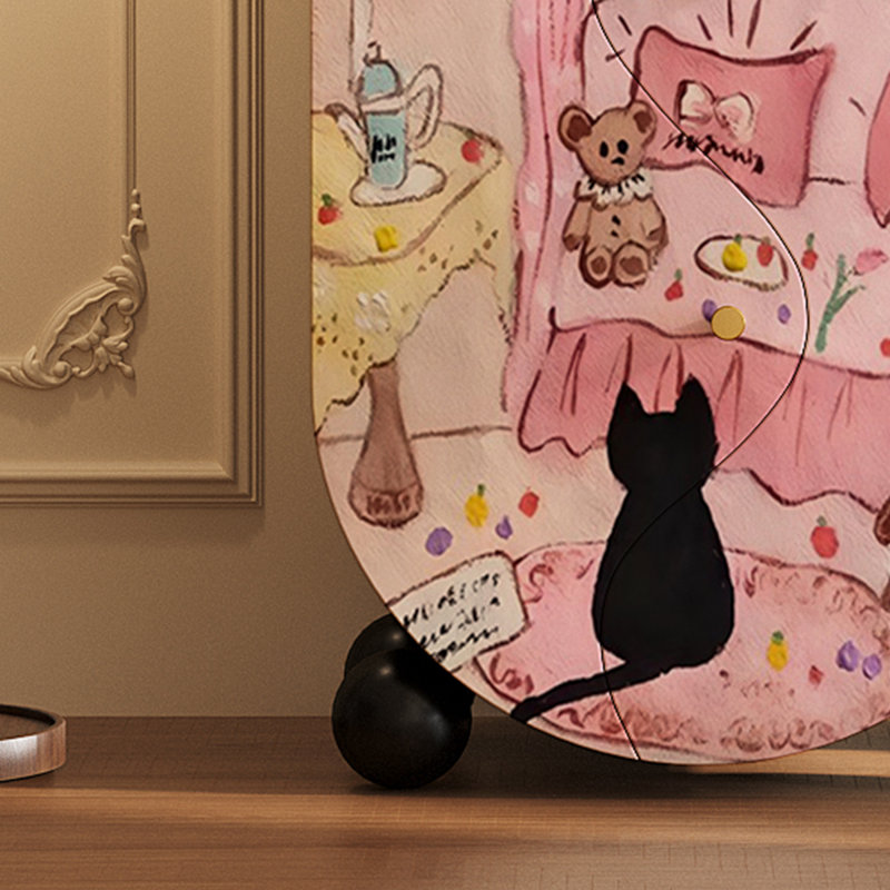 Armoire de rangement murale Pink Niche Art