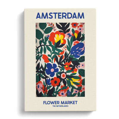 XMKTMKT-54 Amsterdam Flower Market Exhibition 6 - Wrapped Canvas Print