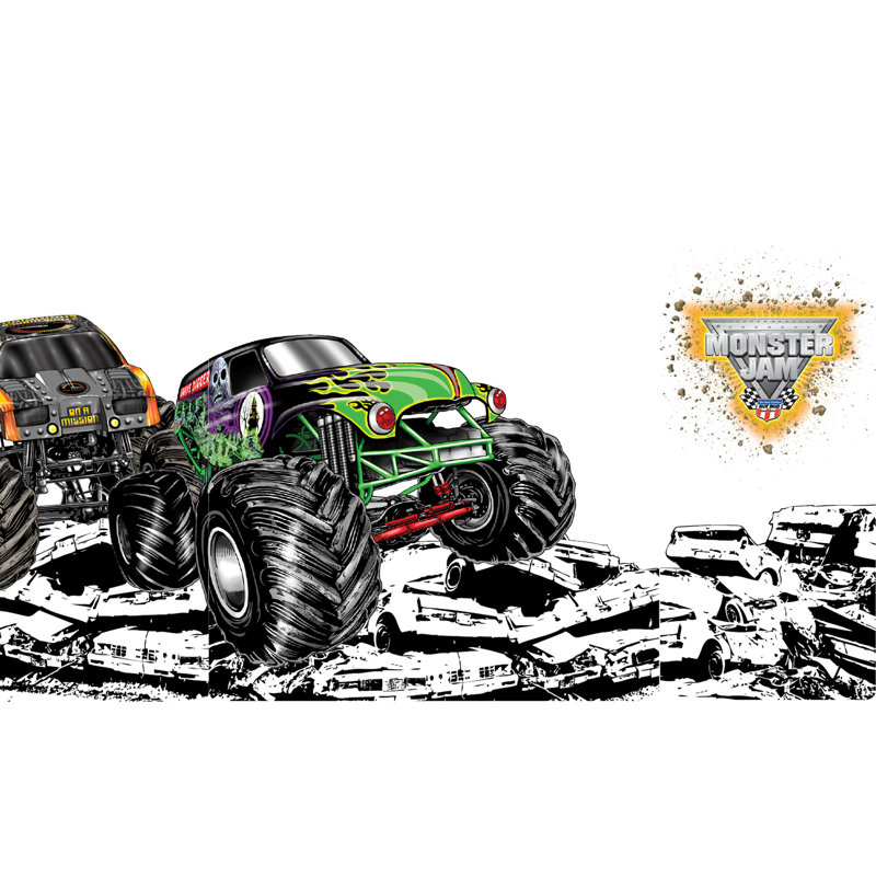 Veilleuse personnalisée Monster Jam Grave Digger