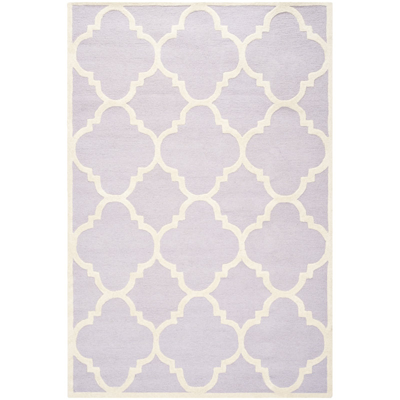 Tapis en laine touffeté à la main Sanyla, Rectangle 5 pi x 8 pi