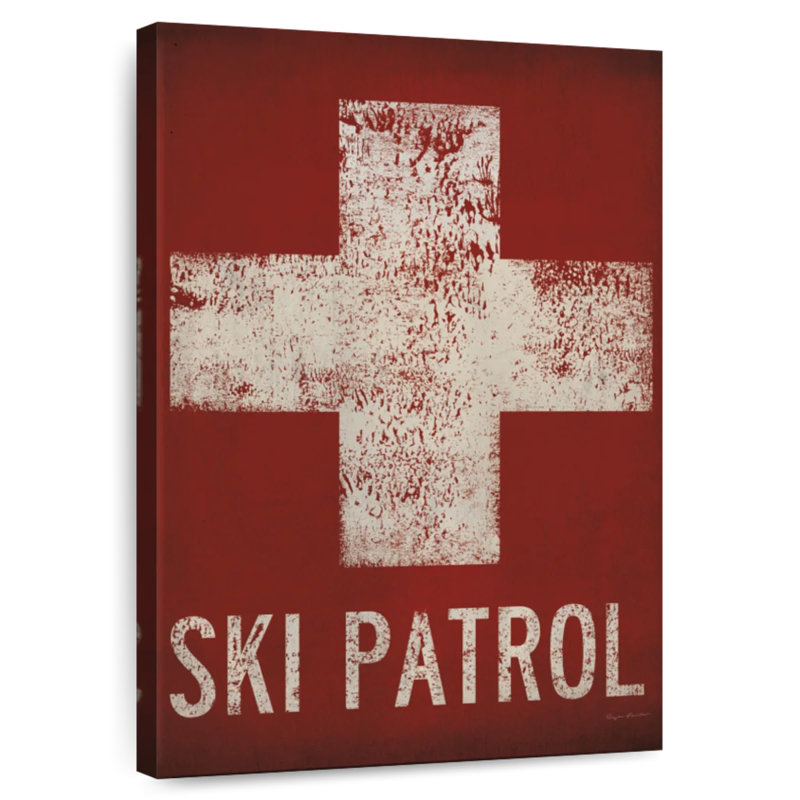 Sireci Ski Patrol, 48" H x 32" W