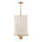 Wynwood 4-Light Chandelier in Warm Brass