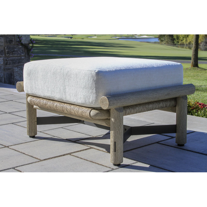 Inessa Teak Ottoman