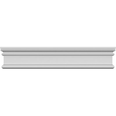 Endurathane Bedford Crosshead, 169" Bottom Width x 170 1/8" Top Width x 3 1/2"H x 7/8"P, Factory Primed
