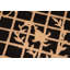 Tapis géométrique noir en laine noué à la main à motif géométrique 5 pi 10 po x 8 pi 9 po Baccio