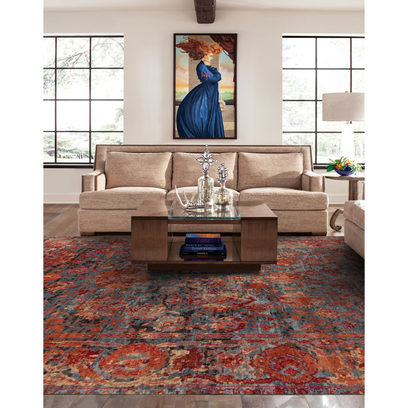 Tapis rectangulaire en laine Shangri-la, Rectangle 4 pi x 6 pi