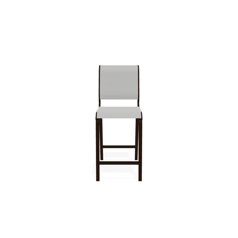 Tabouret de bar 26 po Holna, Blanc 6D Sunbrella®, Kona texturé