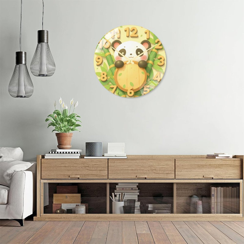 Horloge murale Panda
