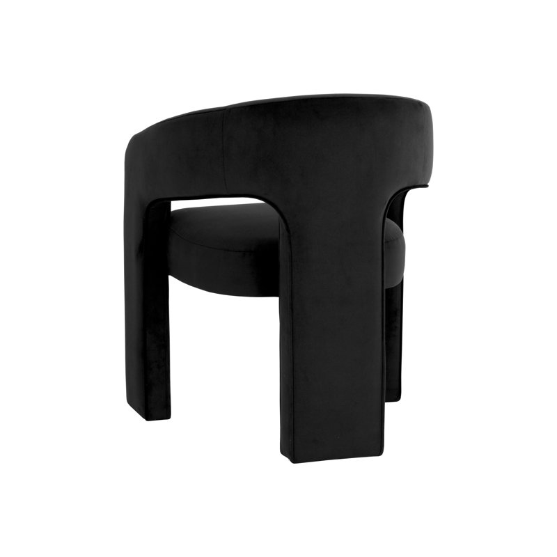 Isidore Upholstered Dining Chair, Abbington Black