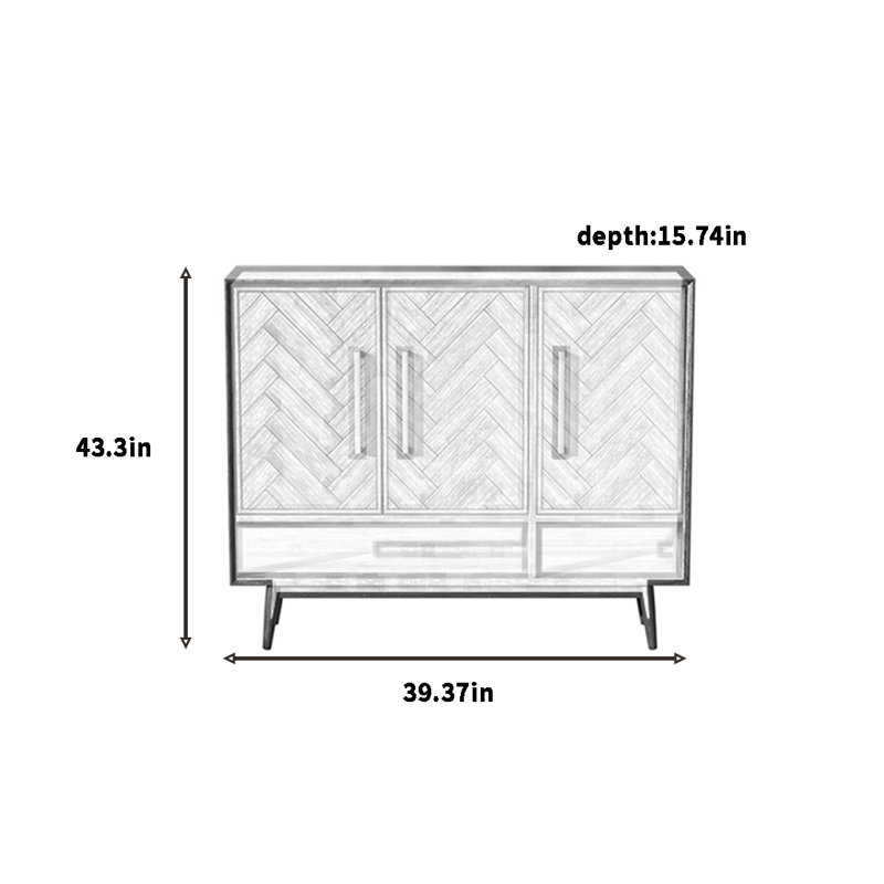 13 Pair Shoe Storage Cabinet