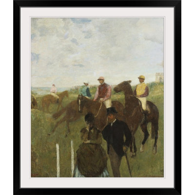 «Jockeys at the Racecours» par Edgar Degas, reproduction d'art
