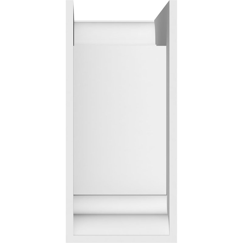 Support standard en PVC de qualité architecturale avec extrémités traditionnelles l 5 po x P 12 po x H 12 po