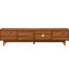 Console multimédia avec pieds avant et en bois massif, 78 pouces pour un maximum de 85 téléviseurs, meuble télé compatible avec le salon Modern Entertainment Solution, portes idéales