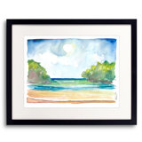 Caribbean Loneliness At Frenchmans Cove Jamaica Print by Martina Bleichner