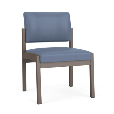 Lenox Steel Waiting Reception Armless Guest Chair Metal Frame