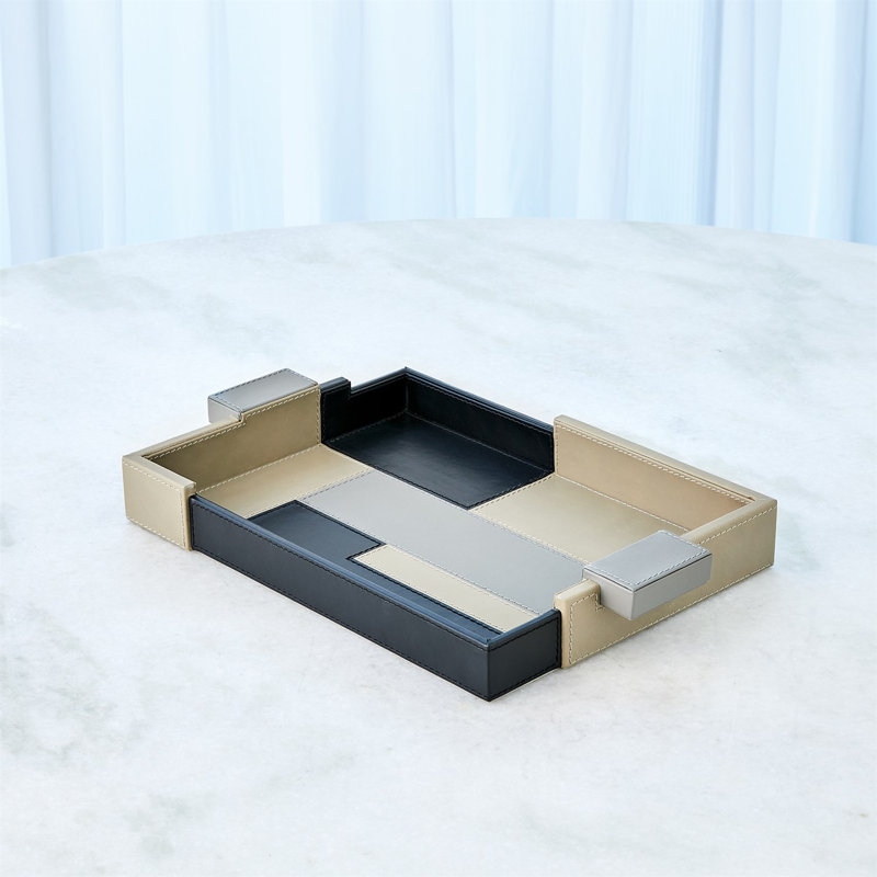 Piet Tri-Colour Coffee Table Tray