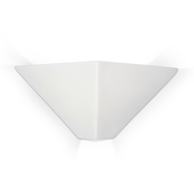 Plafonnier encastré blanc à intensité variable 1 lumière Aulay