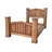 Rustic Timber Medio Queen Bed