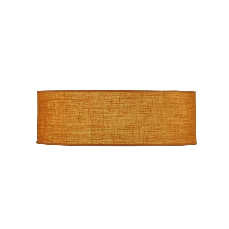 3 - Light Flush Mount, Copper Burlap, Nickel
