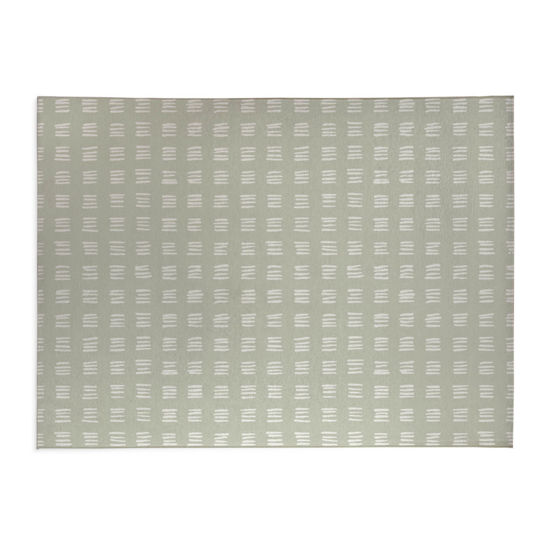 Dash Lightweight Non-Slip Kitchen Mat, Light Green, Rectangle 3' x 5'