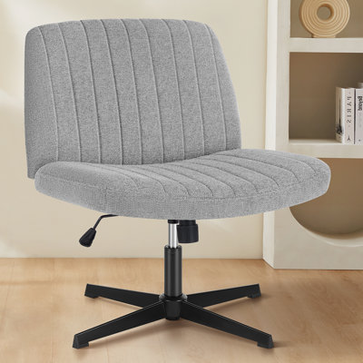 Brenae Upholstered Armless Swivel Task Chair