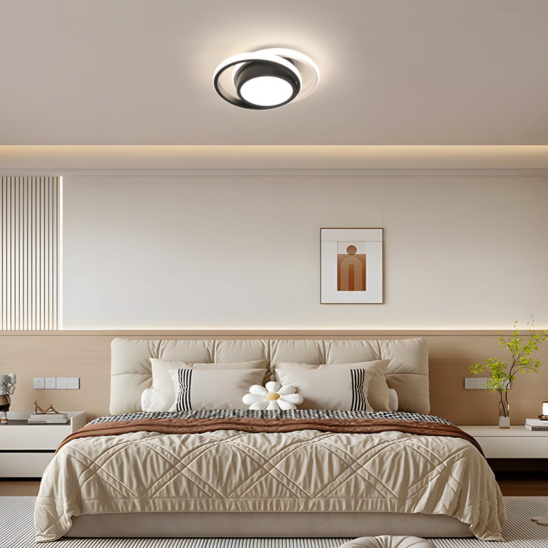 Modern Ellipse LED Flush Mount