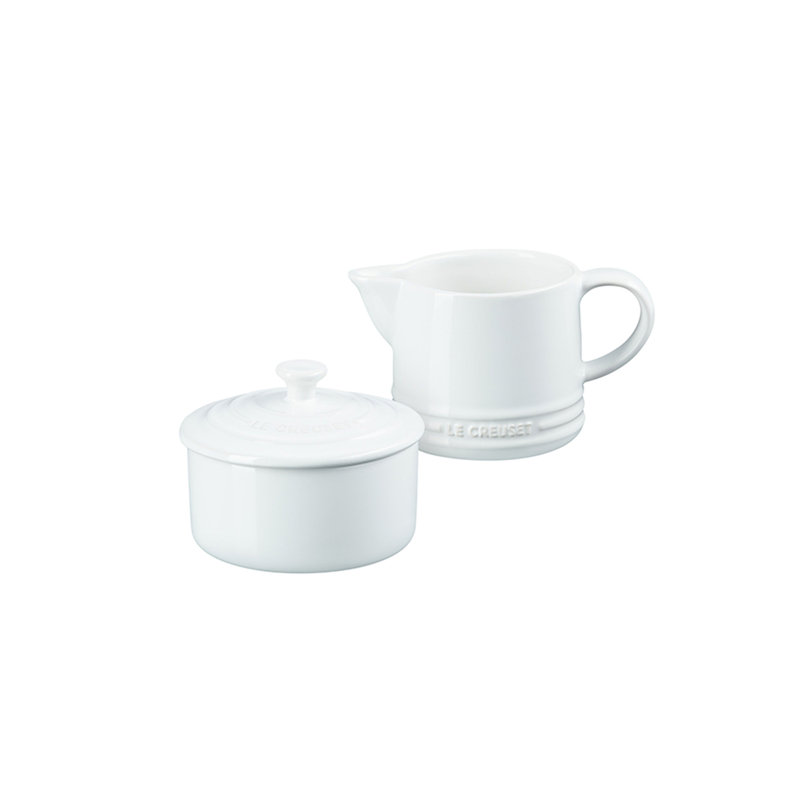 Le Creuset Stoneware Cream & Sugar Set, White