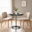 Dining Table with Glass Base