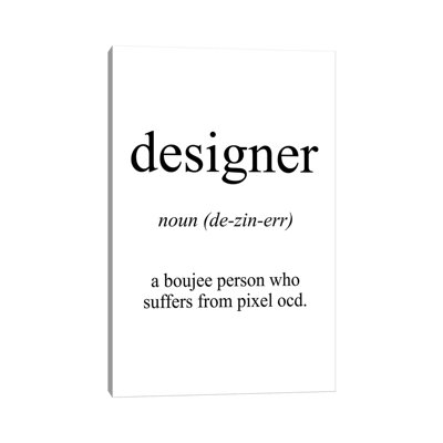 " Designer Meaning " Print
