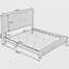 Base de lit plateforme haute avec tête de lit-1246874153-1246874156