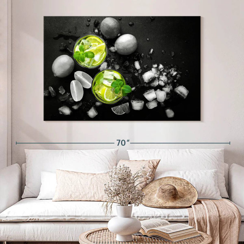 Yarlin Pop Mojito Cocktail, 34'' H x 51'' W