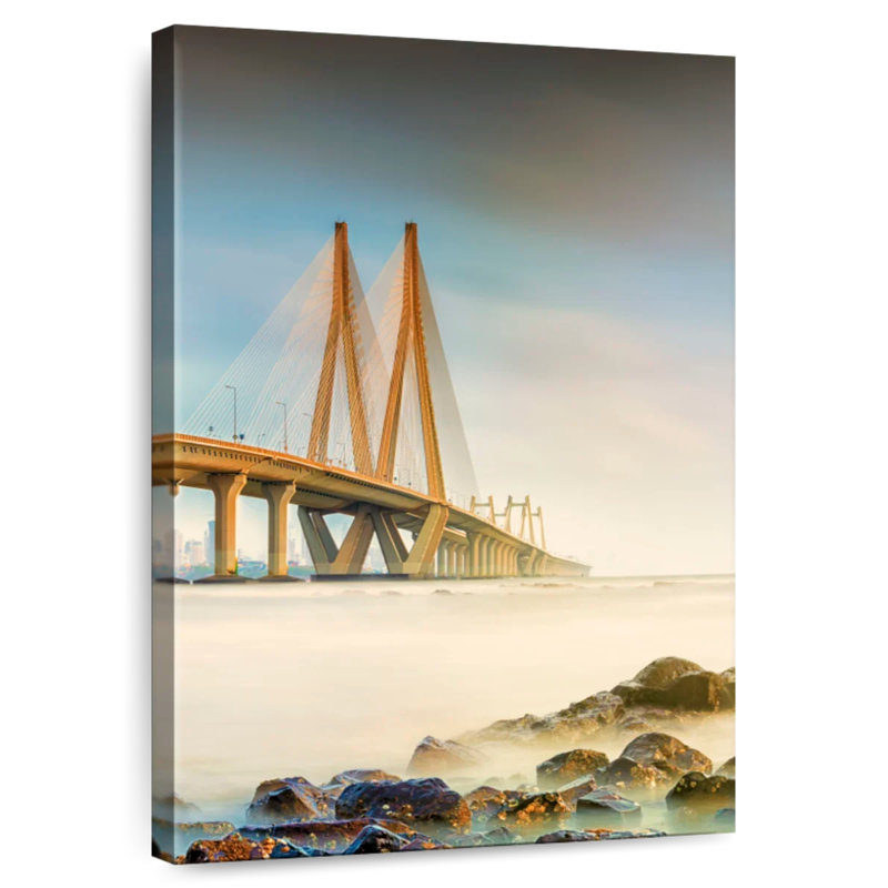 Lilie Hazy Bandra Worli Sea Link, H 45 po x l 30 po