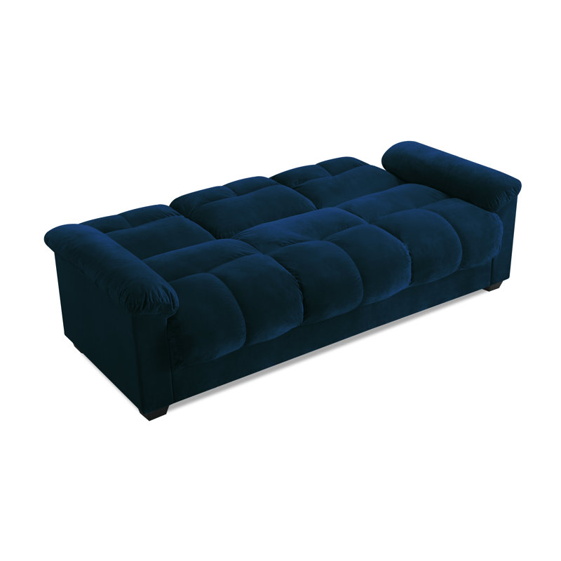 Laymantown Sofa Bed, 3, Brown Velvet