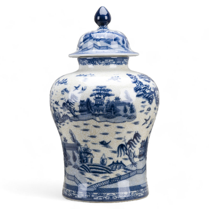 Hand Painted Decorative Porcelain Jar