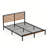 Queen Platform Bed Frame with Under Bed Storage