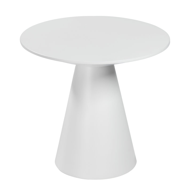 Table de bout Adara, Blanc mat