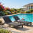 Reclining Chaise Lounge Chair - 5 Position Adjustable Backrest, Sun Lounger for Patio, Pool, Camping  (Set of 2)