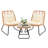 Arkyn 2 - Person Patio Conversation Set with Cushions-173963517