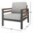 Townsend Patio Chair with Sunbrella® Cushions-2081670164-2119286415