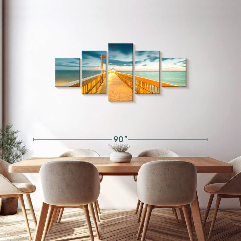 Fort Myers Jetty, 30" H x 68" W