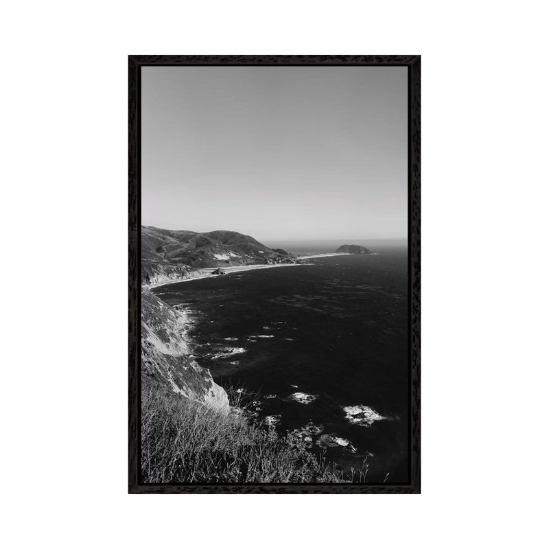 Big Sur California IV by Bethany Young - Print on Canvas, 101.6cm H x 66.04cm W x 3.81cm D, Black Framed